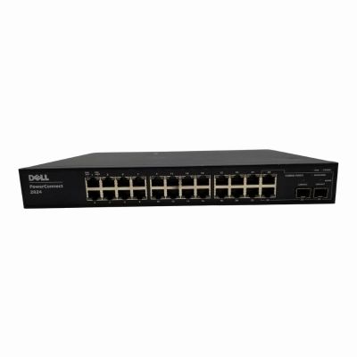 M521M Dell PowerConnect 2800 Series 2824 24 x RJ-45 Ports 10/100/1000Base-T + 2 x SFP Ports Layer 3 Managed 1U Rack-mountable Gigabit Ethernet Network Switch