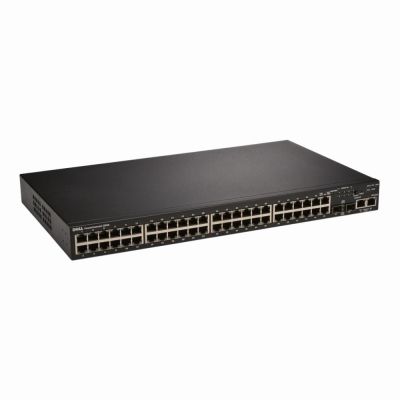 M725K Dell PowerConnect 3500 Series 3548 48 x RJ-45 Ports PoE 10/100Base-TX + 2 x Gigabit Ports + 2 x SFP Shared Ports Layer 2 Managed 1U Rack-Mountable Stackable Fast Ethernet Network Switch