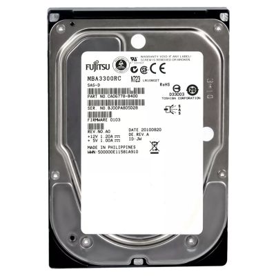 MBA3300RC Fujitsu Enterprise 300GB 15K RPM 3Gb/s SAS 16MB Cache 3.5" Hard Drive