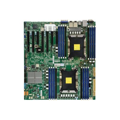 MBD-X11DPH-T-O Supermicro X11DPH-T extended ATX Socket P 2 CPUs supported C624 Chipset USB 3.0 2 x 10 Gigabit LAN onboard graphics Motherboard