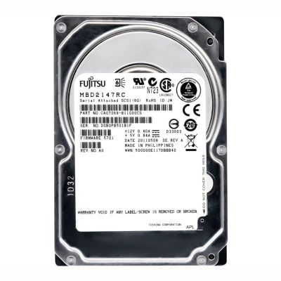 MBD2147RC Fujitsu 146GB 6Gb/s SAS 10000 2.5" 16MB Hard Drive