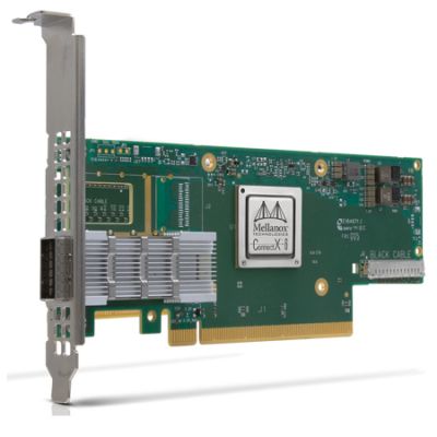 Mellanox MCX654105A-HCAT ConnectX-6 VPI adapter card HDR IB (200Gb/s) and 200GbE single-port QSFP56 Socket Direct 2x PCIe 3.0 x16 tall bracket