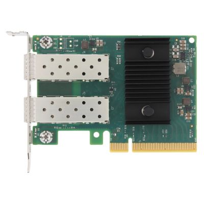 MCX631102AE-ADAT Mellanox ConnectX-6 LX EN Adapter Card 25GbE Dual-Port SFP28 PCIe 4.0 X8 Crypto No Secure Boot with LP Bracket (Dell OEM)