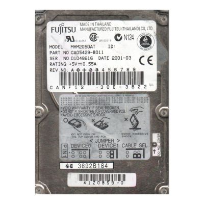 MHM2050AT Fujitsu 5GB 4.2K RPM Ultra ATA/66 2MB Cache 2.5-Inch Hard Drive
