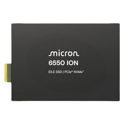 MTFDLBQ30T7THL-1BK1DFCYY Micron 6550 ION 30.72TB NVMe PCIe Gen5 x4 E3.S 7.5mm SSD
