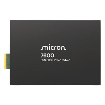 MTFDLBQ3T2THS-1BP1DFCYY Micron 7600 MAX 3.2TB NVMe PCIe Gen5 x4 E3.S 7.5mm SSD