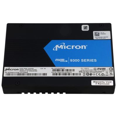MTFDHAL3T2TDR-1AT1ZABDB Micron 9300 Max 3.2TB PCIe Gen 3.0 x4 NVMe U.2 Solid State Drive DELL OEM 