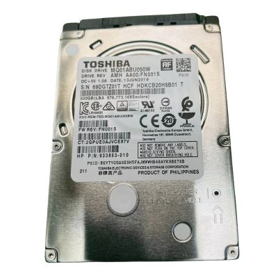 MQ01ABU050W Toshiba 500GB 5.4K RPM 3Gb/s SATA 8MB Cache 2.5-Inch Hard Drive