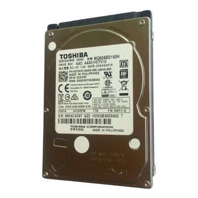 MQ02ABD100H Toshiba 1TB 5.4K RPM 3Gb/s SATA 64MB Cache 2.5-Inch Hybrid Hard Drive