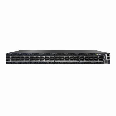 MQM8700-HS2R Mellanox Quantum QM8700 Series 40-Ports 200GBase-X QSFP56 Managed Gigabit Ethernet InfiniBand Switch with C2P Airflow 2 AC Power Supplies Standard Depth C2P Airflow Rail Kit