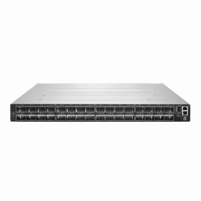 MQM9700-NS2F Mellanox Quantum-2 QM9700 Series 64-Ports 400GBase-X QSFP-DD 32-Ports 40GBase-X QSFP+ Managed P2C Airflow Power to Connector 1U Gigabit Ethernet InfiniBand Switch
