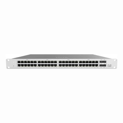 MS120-48LP-HW Cisco Meraki MS120-48LP 48 x RJ-45 Ports PoE 10/100/1000Base-T + 4 x SFP Uplink Layer 2 Managed 1U Rack-mountable Gigabit Ethernet Compact Switch
