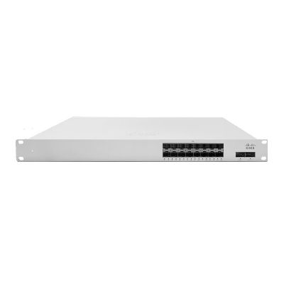 MS425-16-HW Cisco Meraki MS425 16 x Ports 10GbE SFP+ + 2 x Ports 40GbE QSFP+ 1U Rack-mountable Layer 3 Managed Cloud-Managed Aggregation Switch