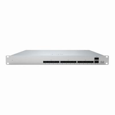 MS450-12-HW Cisco Meraki MS450 Series MS450-12 12 x Ports QSFP+ 40GBase-X + 2 x Ports QSFP28 Rack-mountable Layer 3 Managed Gigabit Ethernet Network Switch