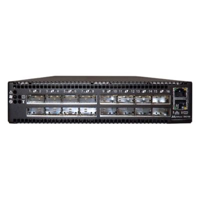 MSN2100-CB2FC NVIDIA Mellanox Spectrum-based 100GbE 1U Open Ethernet Switch with Cumulus, 16 x QSFP28 Ports, 2 x Power Supplies (AC), Short Depth, Rangeley CPU, P2C Airflow, Rail Kit