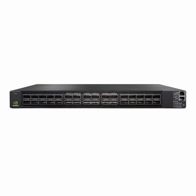 MSN3700-CS2R NVIDIA Mellanox Spectrum-2 Based 32-Ports 100GBase-X QSFP28 1U Gigabit Ethernet Switch with 2 AC Power Supplies 86 CPU Standard Depth C2P Airflow Rail Kit