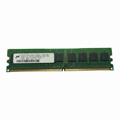 MT9HTF6472AY-80ED4 Micron 512MB DDR2-800MHz PC2-6400 Non-ECC CL6 240-Pin UDIMM 1Rx8 1.8V Memory Module