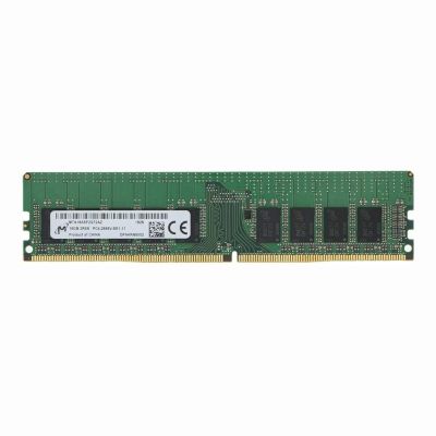 MTA18ASF2G72AZ-2G6 Micron 16GB DDR4-2666MHz PC4-21300 ECC CL19 288-Pin UDIMM 2Rx8 1.2V Memory Module
