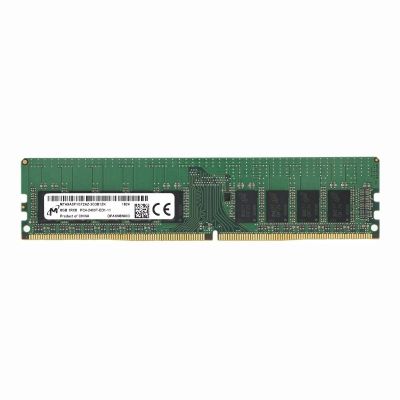 MTA9ASF1G72AZ-2G3B1ZK Micron 8GB DDR4-2400MHz PC4-19200 ECC Unbuffered CL17 288-Pin UDIMM 1Rx8 1.2V Memory Module