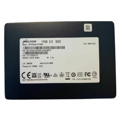 MTFDDAK1T0TBN-1AR1ZABYY Micron 1100 1TB TLC SATA 6Gbps (PLP) 2.5-inch Internal Solid State Drive