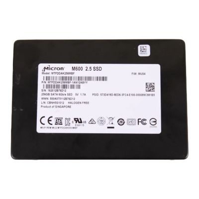 MTFDDAK256MBF-1AN12ABYY Micron 256GB SATA 6Gbps 2.5-Inch Solid State Drive