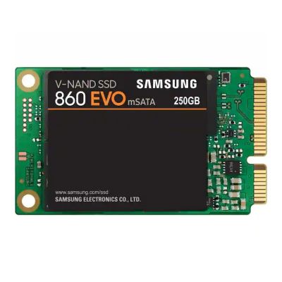 MZ-M6E250BW Samsung 860 EVO Series 250GB MLC SATA 6Gbps (AES-256 / TCG Opal 2.0) mSATA Solid State Drive