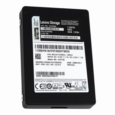 MZILS7T6HMLS-000V3 Samsung 7.68TB SAS 12Gb/s Internal Solid State Drive (Dell OEM)