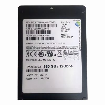 MZILT960HAHQ-00AH3 Samsung 960GB SAS 12Gb/s Enterprise SSD Dell OEM