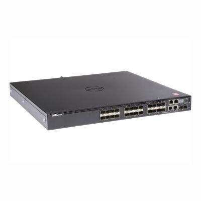 N3024F Dell Networking N3000 Series N3024F 24 x SFP Ports 1000Base-SX + 2 x SFP+ Ports + 2 x Ports 1000Base-T Combo Layer 2 Managed Rack-Mountable Gigabit Ethernet Network Switch