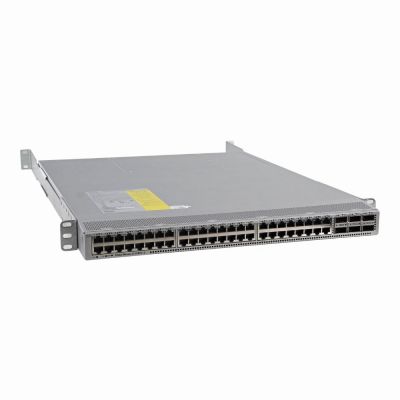 N3K-C31108TC-V Cisco Nexus 3000 Series 31108TC-V 48 x Ports 10GBase-X + 6 x Ports QSFP28 Front to Back Airflow 1U Rack-mountable Layer 3 Managed Gigabit Ethernet Network Switch