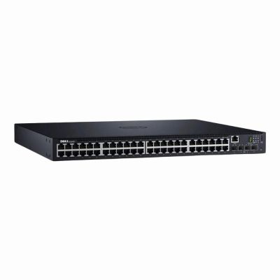 N8GX9 Dell N1548p 48-Ports 10/100/1000Base-T RJ-45 4-Ports 10GBase-X SFP+ Layer 2 Managed Rack-mountable 1U Gigabit Ethernet Stackable Switch