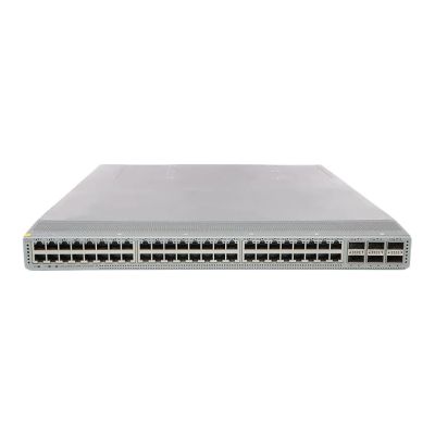 N9K-C93108TC-FX Cisco Nexus 9000 Series 93108T 48 x Ports 10GBase-T + 6 x QSFP28 Ports Layer 3 Managed 1U Rack-mountable Gigabit Ethernet Network Switch