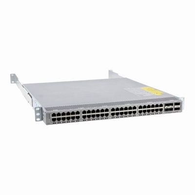 N9K-C9348GC-FXP Cisco Nexus 9300 Series 9348GC-FXP 48 x RJ-45 Ports 10/100/1000Base-T + 4 x SFP28 Ports + 2 x QSFP28 Ports Layer 3 Managed 1U Rack-Mountable Gigabit Ethernet Network Switch
