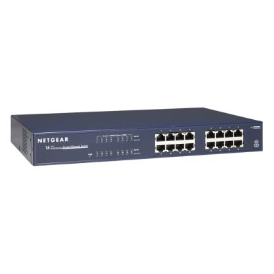 JGS516-200EUS Netgear 16-Port 10/100/1000Base-T Rack-Mount Gigabit Switch