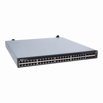 NH59M Dell PowerSwitch S-Series S4048T-ON 48 x RJ-45 Ports 10GBase-T + 6 x QSFP+ Ports Layer 3 Managed 1U Rack-mountable Gigabit Ethernet Network Switch