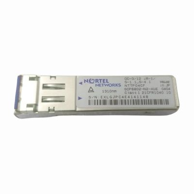 NTTP04CF Nortel 622Mbps OC-12/STM-4 IR Single-mode Fiber 15km 1310nm LC Connector SFP Transceiver Module