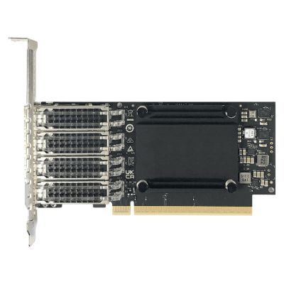MCX713104AS-ADAT NVIDIA ConnectX-7 HHHL Adapter Card 25/50GbE Quad-Port SFP56 PCIe 4.0 x16 Crypto Disabled Secure Boot Enabled