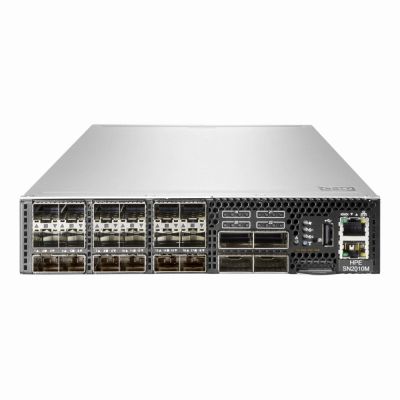 P05769-001 HP StoreFabric SN2010M 4 x Ports 100 Gigabit QSFP28 + 18 x Ports 10G/25G SFP28 Rack-Mountable 1U Layer 3 Managed Gigabit Ethernet Network Switch