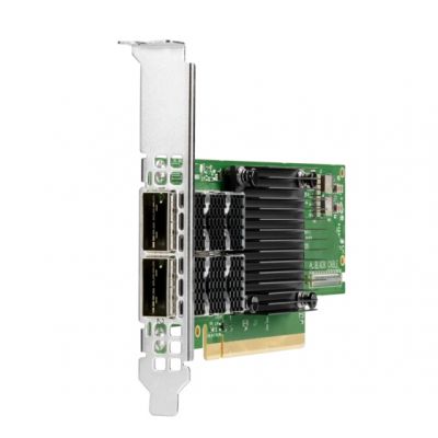 P08355-001 HP InfiniBand HDR100/Ethernet 2 x Ports 100GbEPCI-Express 3.0 x16 Low-Profile Gigabit Ethernet Network Adapter