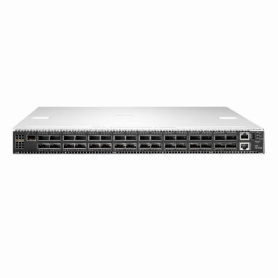 P12918-001 HP FM 3032Q 32-Port 100GBase-X QSFP28 Front-to-Back 1RU Gigabit Ethernet Switch