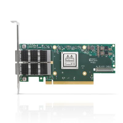 HPE P24249-001 InfiniBand HDR100/Ethernet 100Gb 2-Port QSFP56 PCIe4 x16 MCX653106A-ECAT Adapter
