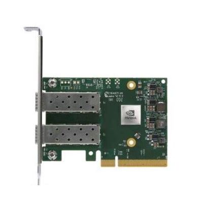 P42045-B21 HP MCX631102AS-ADAT Dual Port 25Gb/s SFP28 PCI Express 4.0 x8 Plug-in Card Network Adapter
