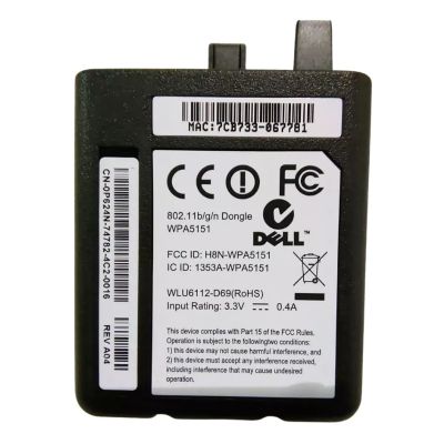 P624N Dell 802.11bgn Wireless Module Adapter
