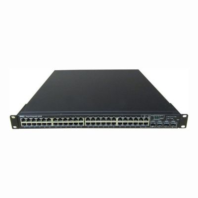 P6483NP Dell PowerConnect 6200 Series 6248 48 x Ports 10/100/1000Base-T + 4 x Shared SFP Ports Layer 3 Managed 1U Rack-mountable Gigabit Ethernet Network Switch