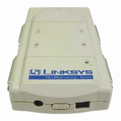 PASB421 Linksys 4-PC-to-1-Printer or 1-PC-to-4-Printer Automatic Switch