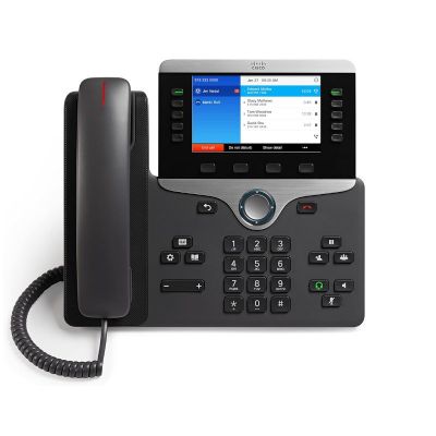 CP-8841-K9 - Cisco 8841 5-Line Multiline IP Phone with Dual-Port Ethernet and 5-inch Color Display IP Phone