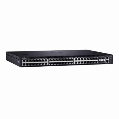 PJVKD Dell PowerSwitch S-Series S3048-ON 48 x RJ-45 Ports 10/100/1000Base-T + 4 x SFP+ Ports Layer 3 Managed 1U Rack-mountable Gigabit Ethernet Network Switch