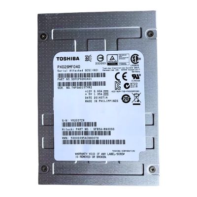 PX02SMF040 Toshiba 400GB 2.5-inch SAS 12Gbps eMLC Enterprise Mixed-Use 10-DPWD Solid State Drive