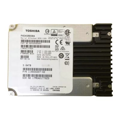 PX04SRB384 Toshiba 3.84TB 12Gb/s SAS 2.5-Inch SFF Read Intensive Solid State Drive
