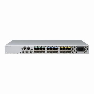 Q1H70B HP StoreFabric SN3600B 32Gb/s 8 x Active 32GB Fibre Channel SFP+ Ports + 16 x 32GB Fibre Channel SFP+ Ports On Demand Managed 1U Rack-mountable Fibre Channel Switch
